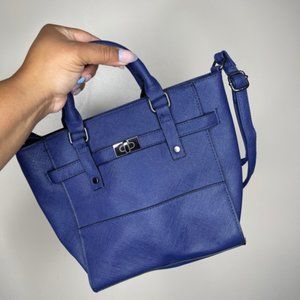 Designer Inspired Blue Handbag